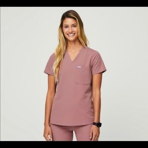 Figs mineral mauve Top